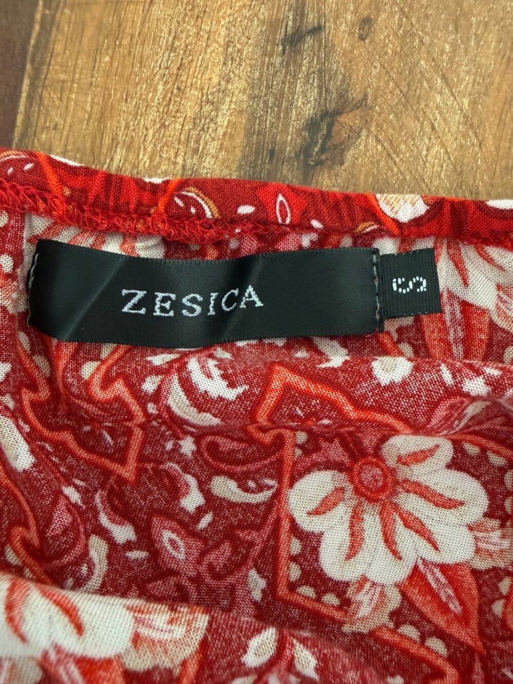 Zesica Red Boho Spaghetti Strap Mini Dress Size Small - Picture 7 of 7